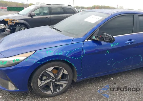 2023 Hyundai Elantra Limited from USA, damaged, VIN 5NPLP4AG7PH105417